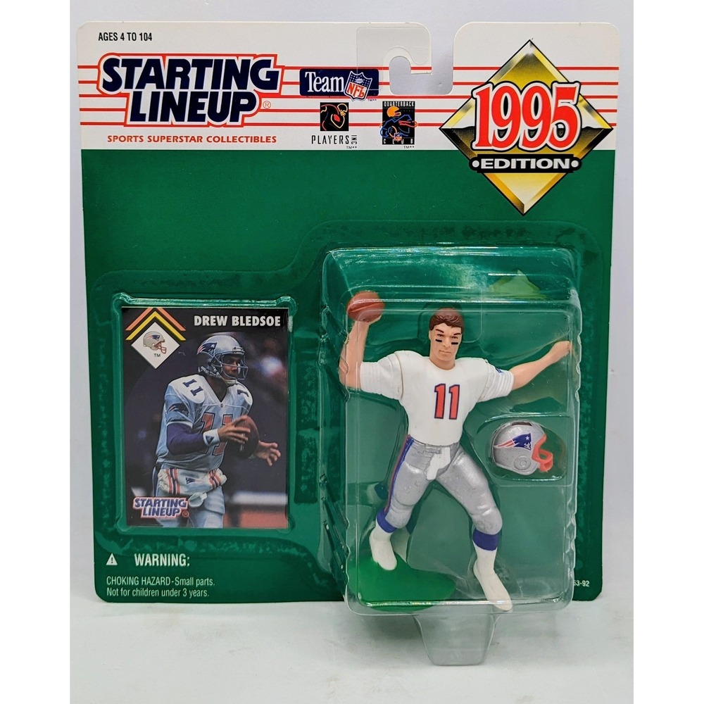 1995 Kenner Starting Lineup Drew Bledsoe New England Patriots NFL Figure